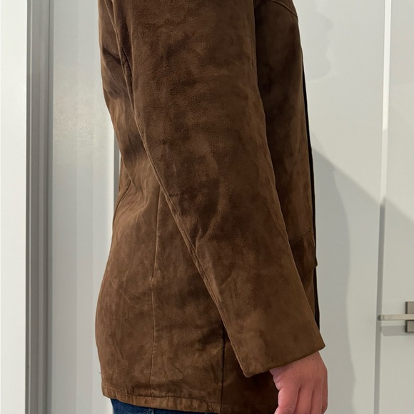 Suede Coat with Fleece Lining (Tall) - Picture 8 of 15